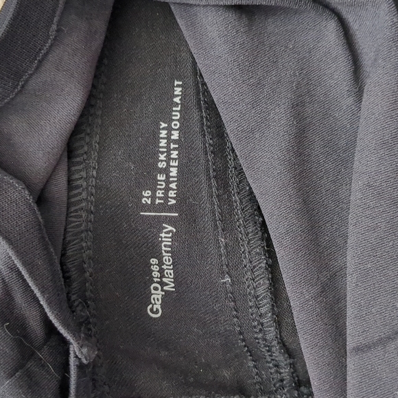 Gap Maternity skinny jeans, True Skinny, black size 26 - Picture 2 of 4